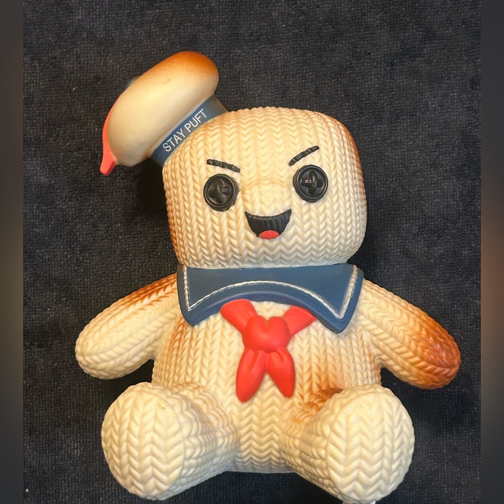 Ghostbusters Toasted Stay Puft Knit Series Handmade By Robots Limited Edition